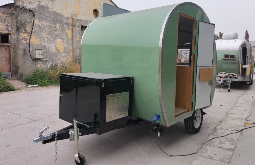 small custom built bubble tea trailer for sale